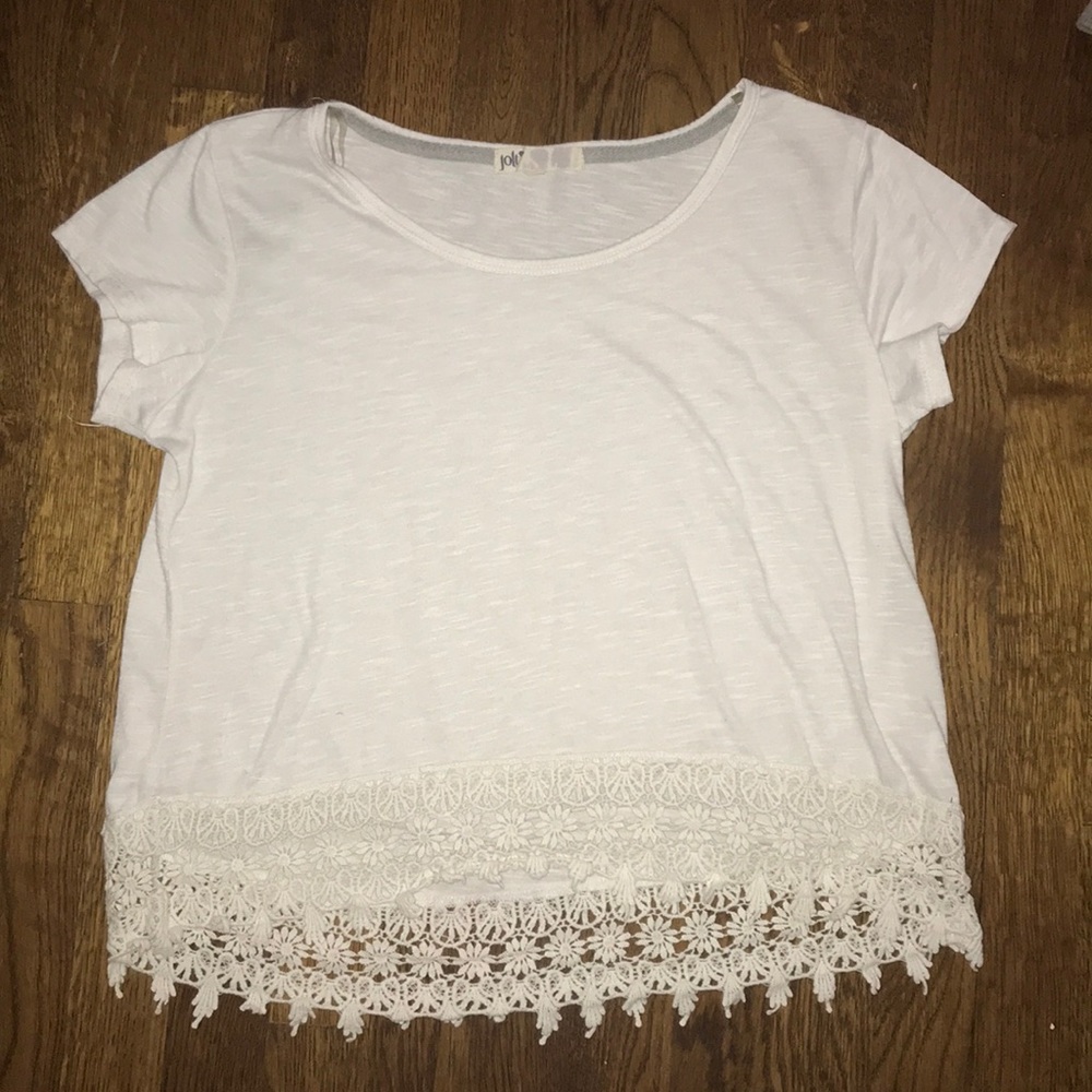 White Crop Top